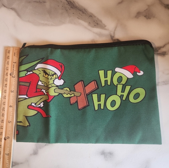 Last one! NEW! The GRINCH  makeup bag or pencil case - Picture 6 of 11